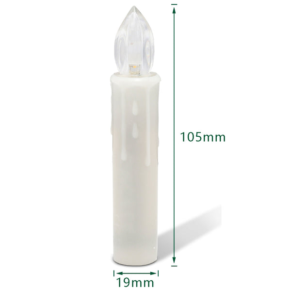 Hengda LED Weihnachtskerzen mit Fernbedienung Timer Dimmbar LED kerzen Christbaumkerzen Kabellose Weihnachtsbaumkerzen mit Batterien für Weihnachtsbaum Weihnachtsdeko Hochzeit Halloween