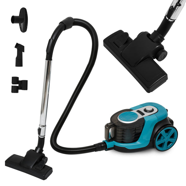 Hengda Staubsauger Beutellos Bodenstaubsauger ohne Beutel 800 Watt Hocheffizienzmotor mit 3.5L Staubbehälter