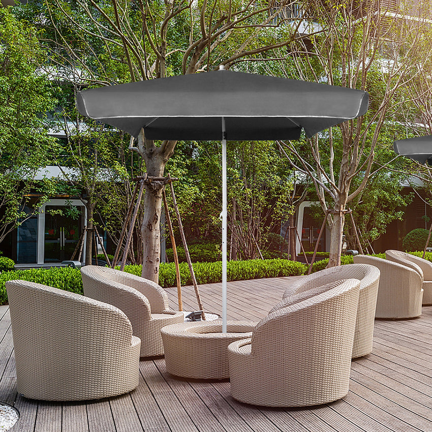 Sonnenschirm Rechteckig Anthrazit/ Beige