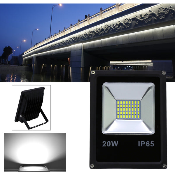 Hengda LED Fluter 20W Kaltweiß Außenbeleuchtung