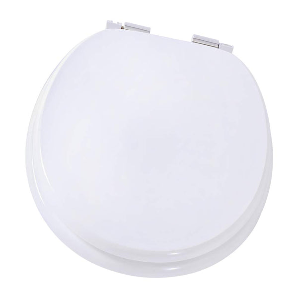 Toilettensitz mit Absenkautomatik Weiß WC-Sitz