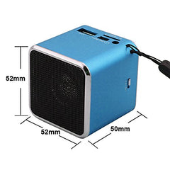 Mini Soundstation Stereo Lautsprecher Micro SD Kartenslot Blau