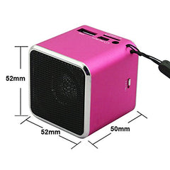 Mini Soundstation Stereo Lautsprecher Micro SD Kartenslot Rot
