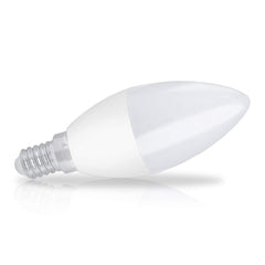 Online Shop 4.5W LED Birnen Ersetzt 38W Halogenlampen C37 E14 Warmweiß 3000K