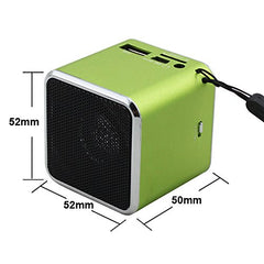 Mini Soundstation Stereo Lautsprecher Micro SD Kartenslot Grün