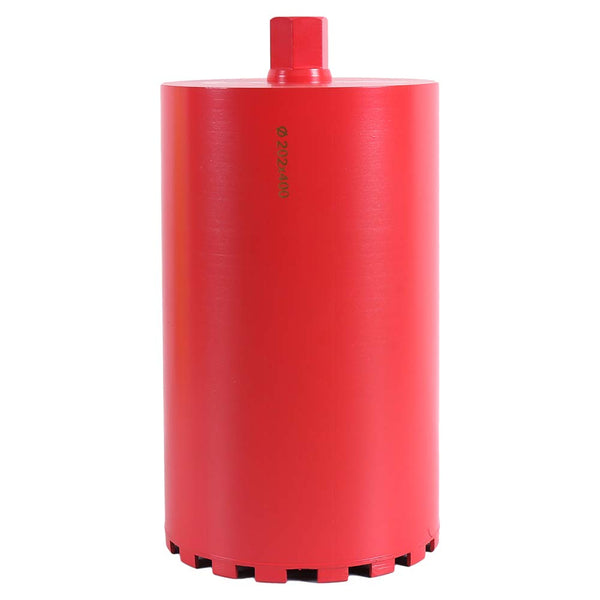 Diamantbohrkrone 202mm Ø x 400mm Universal Nass + Trocken Kernbohrkrone