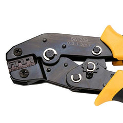 wolketon Crimpzange mit 1550PCS Männlich/Weiblich Verbindungsstecker AWG 28-18 0.1-1.0mm²