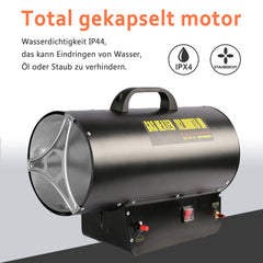 Hengda Gasheizgebläse Bauheizer Gas-Direktheizer 10-30kW Gasofen Gasheizer Heizkanone