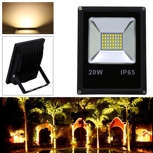 Hengda LED Fluter 20W Warmweiß Außenbeleuchtung