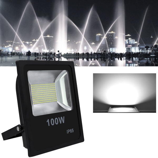 Hengda® LED Strahler 100W Kaltweiß Fluter Floodlight Flutlicht Außenbeleuchtung Wasserdicht IP65 Außenstrahler AC85 - 265V  Außenstrahler Außenleuchte Wandstrahler 