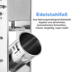 5 Liter Wurstfüllmaschine Wurstfüller Wurst Vertikale Edelstahl Wurstmaschine