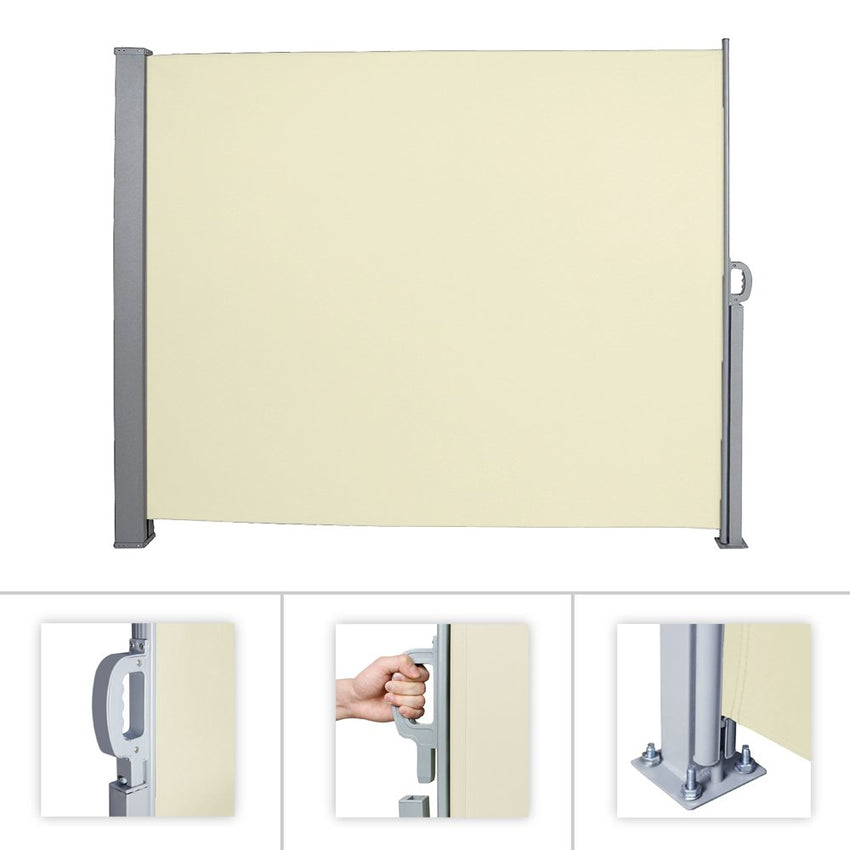 hengda markise Online Shop Hengda Seitenmarkise 160x300cm Beige Sonnenschutz Sichtschutz – Hengda Online Shop