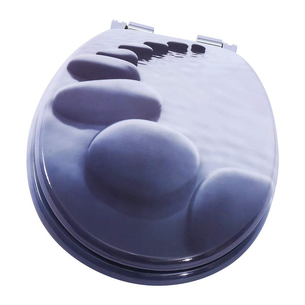 Toilettensitz mit Absenkautomatik Stein WC-Sitz