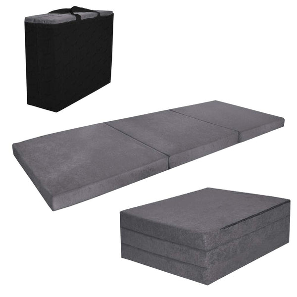 Wolketon Grau Klappmatratze 195x120x7cm bis 100kg belastbar