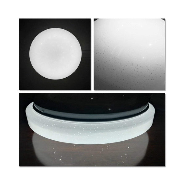 16W Farbwechsel Runde LED-Deckenleuchte mit Starlight-Effekt Vingo