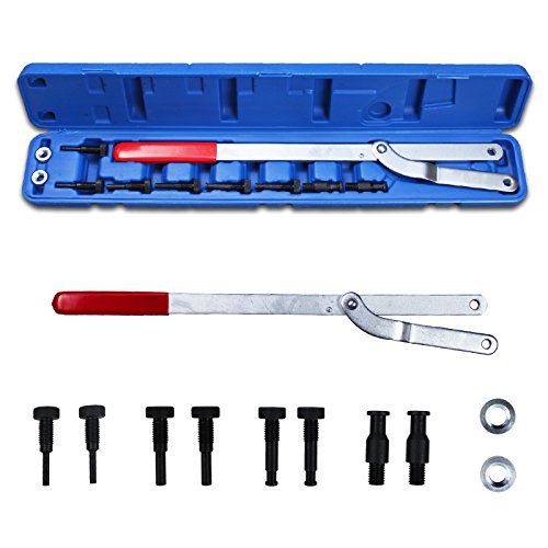 Hengda Gegenhalteschlüssel Kurbelwellen Zahnriemen Nockenwellen Spannen Schlüssel Mechanik Satz KFZ