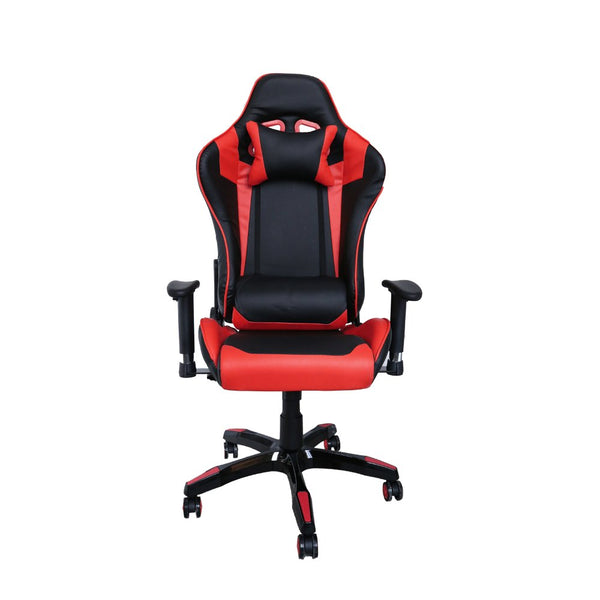 Wolketon Bürodrehstuhl Racing Stuhl Chefsessel Einstellbare Schwarz-Rot