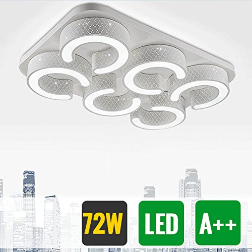 Hengda 72W LED Deckenleuchte Weiß