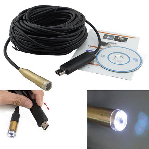 USB Endoskopkamera 1-10m, Wasserdicht IP67, Für Android Mit 3-in-1-Adapter