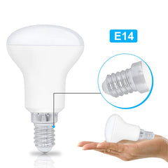 4.5W LED Birnen LED Glühbirnen Ersetzt 38W Halogenlampen C37 E14 Weiß 3000K 6er Pack