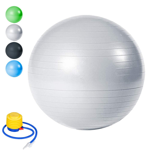 Wolketon Fitnessball 85CM Silbergrau Yogaball