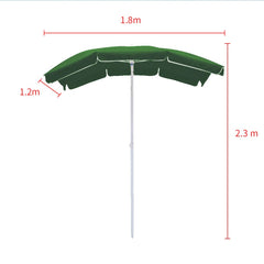 Wolketon 1.8*1.2m Grün Sonnenschirm Garten Schirm