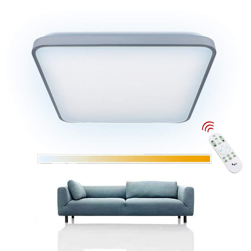 VINGO 60W Dimmbar Quadrat LED Deckenleuchte