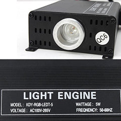 Hengda 5W 12V 16 Farben RGB LED Glasfaser Stimmungslichter