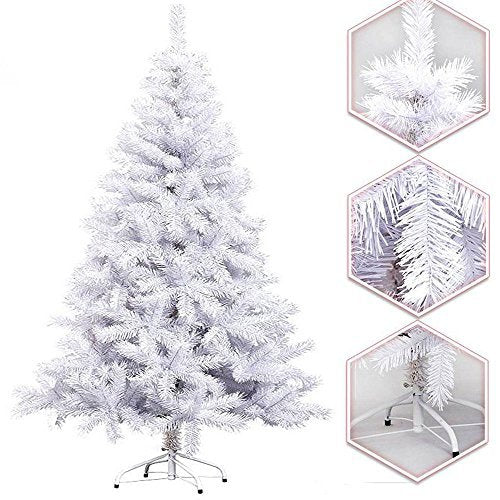 Hengda Einzigartiger Künstlicher Weihnachtsbaum 180CM Weiß