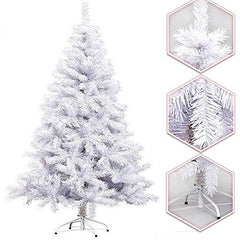 Hengda Einzigartiger Künstlicher Weihnachtsbaum 220CM Weiß