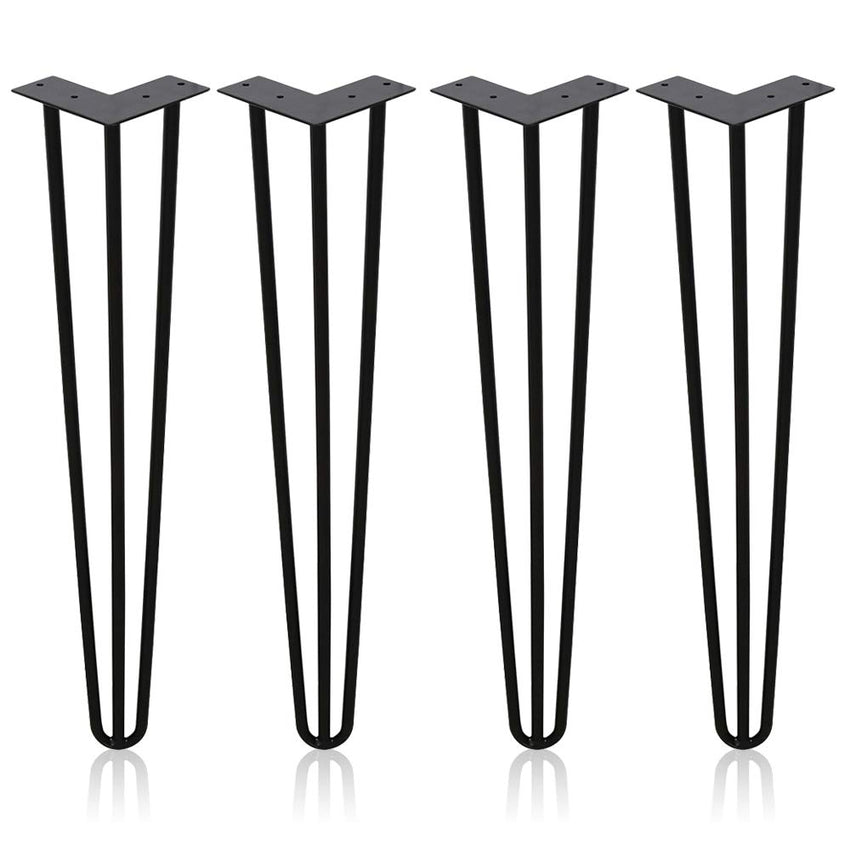 Wolketon 4er Hairpin Legs Schreibtisch Tischbeine 35cm 3 stange