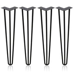 Wolketon 4er Hairpin Legs Schreibtisch Tischbeine 35cm 3 stange