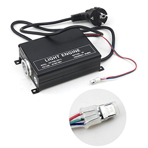 Hengda 5W 12V 16 Farben RGB LED Glasfaser Stimmungslichter