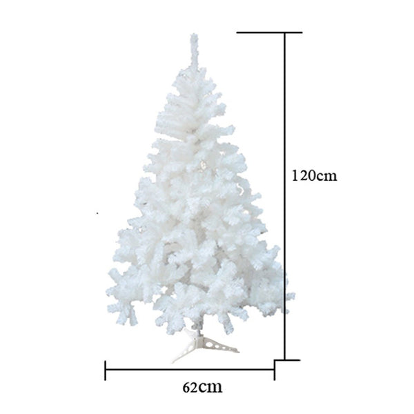 Hengda Einzigartiger Künstlicher Weihnachtsbaum 120CM Weiß