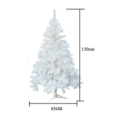 Hengda Einzigartiger Künstlicher Weihnachtsbaum 120CM Weiß