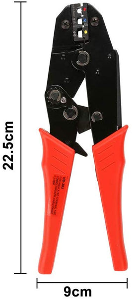 Hengda Crimpzange Kabelschuhe Set, Kabelschuhzange Mit 700 Stk. Elektrische Steckverbinder