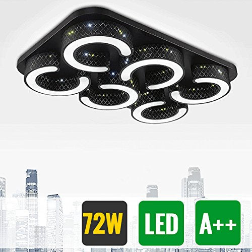 Hengda 72W LED Deckenlampe Weiß