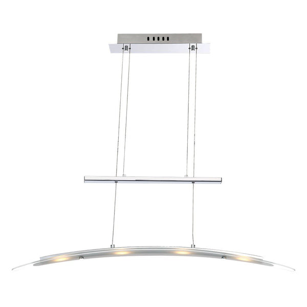 Hengda LED Pendelleuchte Esszimmer 230V Höhenverstellbar Hängelampe Warmweiß 4-flammig 5W