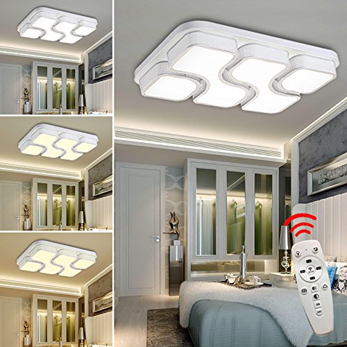 Hengda 64W LED Deckenlampe Dimmbar