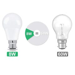 Online Shop 8W LED Birnen Ersetzt 60W Halogenlampen A60 E27 Kaltweiß 6500K 6er Pack