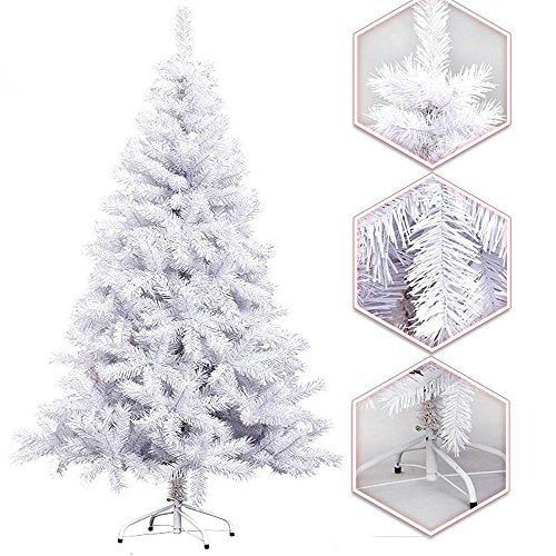 Hengda Einzigartiger Künstlicher Weihnachtsbaum 150CM Weiß