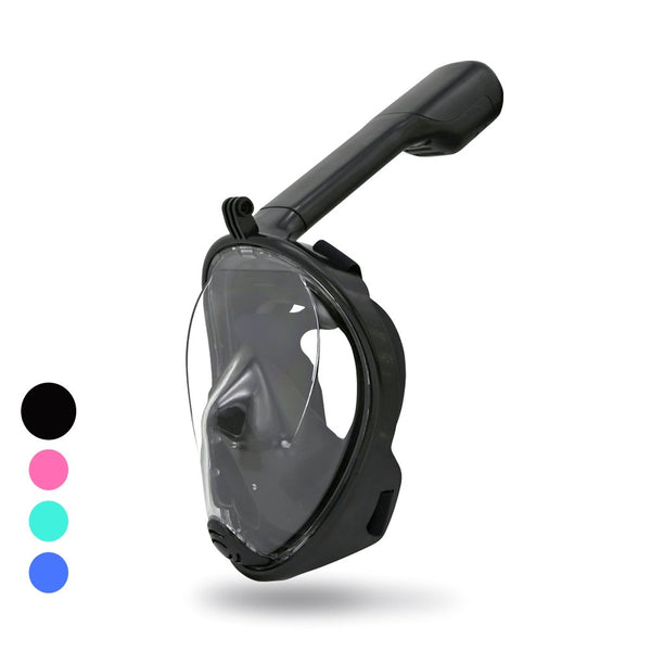 Schnorchelmaske Schwarz Tauchmaske Größe L/XL