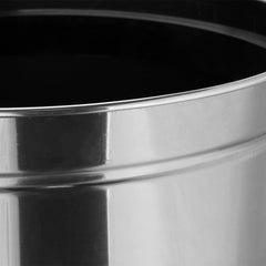 Abfalleimer 30 Liter Küche Papierkorb mit IR Sensor Mülleimer Bewegungssensor Kücheneimer Edelstahl Geruchsdichter Mülltonne Silber