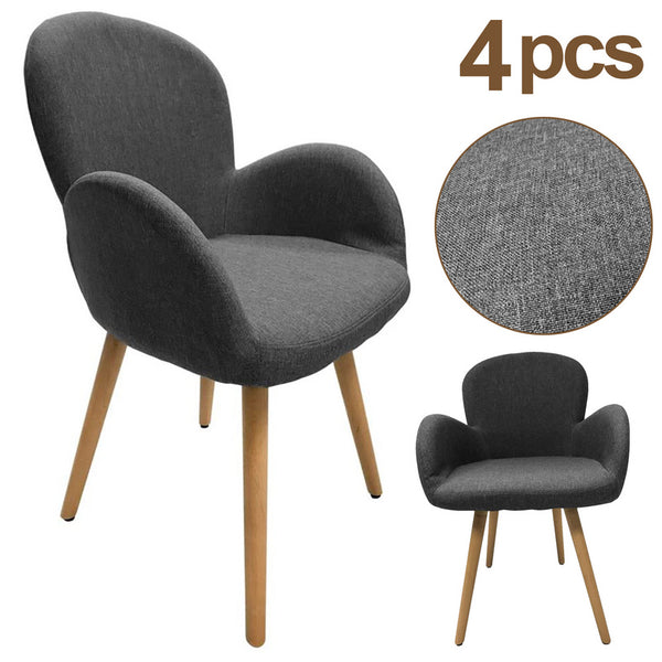 2/4 x Stuhl (mit Installationszubehör) braun