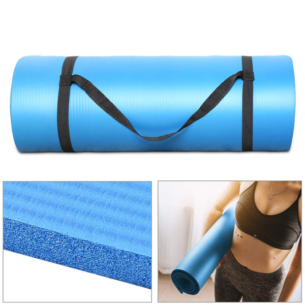 Wolketon Himmelblau Pilates Yogamatte Gymnastikmatte Rutschfeste Fitnessmatte 190 x 60 cm