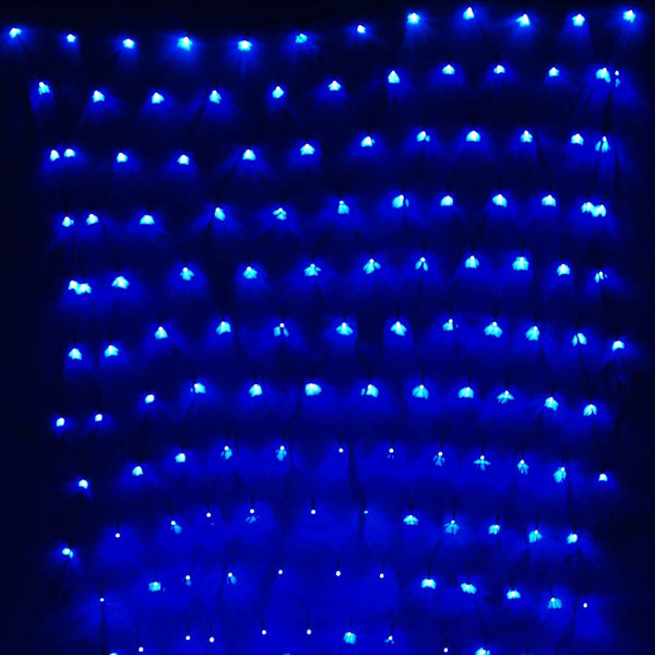 4.5 * 1.6M LED Lichternetz Lichterkette mit 204 LEDs Weihnachten mit Steuerbox Netz-ineinander greifen