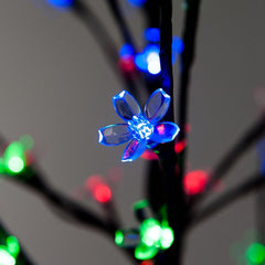 LED Kirschblütenbaum 150cm | RGB | 120 LED Weihnachtsdekoration Lichterbaum IP44 für Innen und Außen