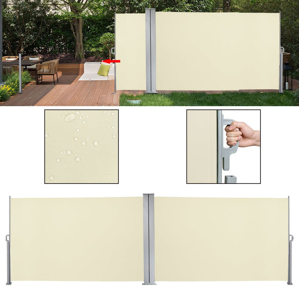 hengda-seitenmarkise-160x600cm-beige-sonnenschutz-sichtschutz