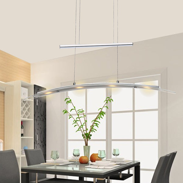 Hengda LED Pendelleuchte Esszimmer 230V Höhenverstellbar Hängelampe Warmweiß 4-flammig 5W