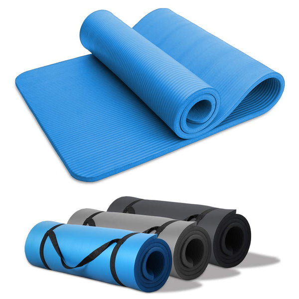Wolketon Himmelblau Pilates Yogamatte Gymnastikmatte Rutschfeste Fitnessmatte 190 x 60 cm